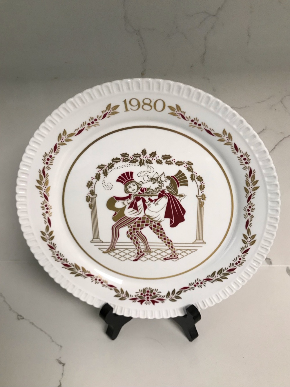 1980 Spode Decorative Holiday Collector Plate The Eleventh Christmas Bone China